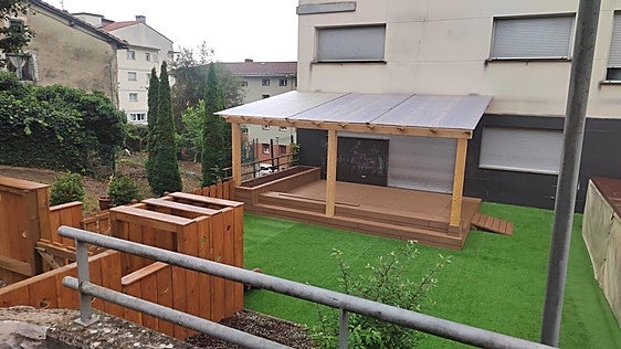 La haurreskola estrena actividad con una renovada área recreativa