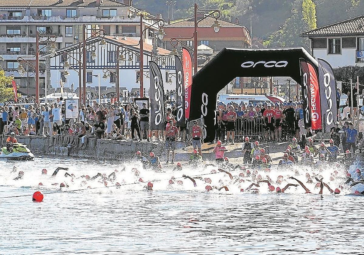 Los australianos Briana Mow y Luke Willian dominan el Triatlón Sprint de Zumaia