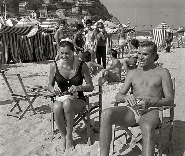 La pareja, en Ondarreta.
