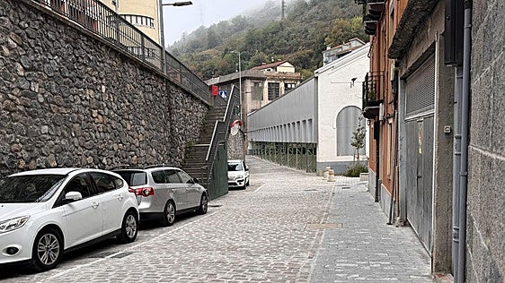 Concluyen las obras en el tramo de adoquines que discurre entre Baltegieta y SAPA