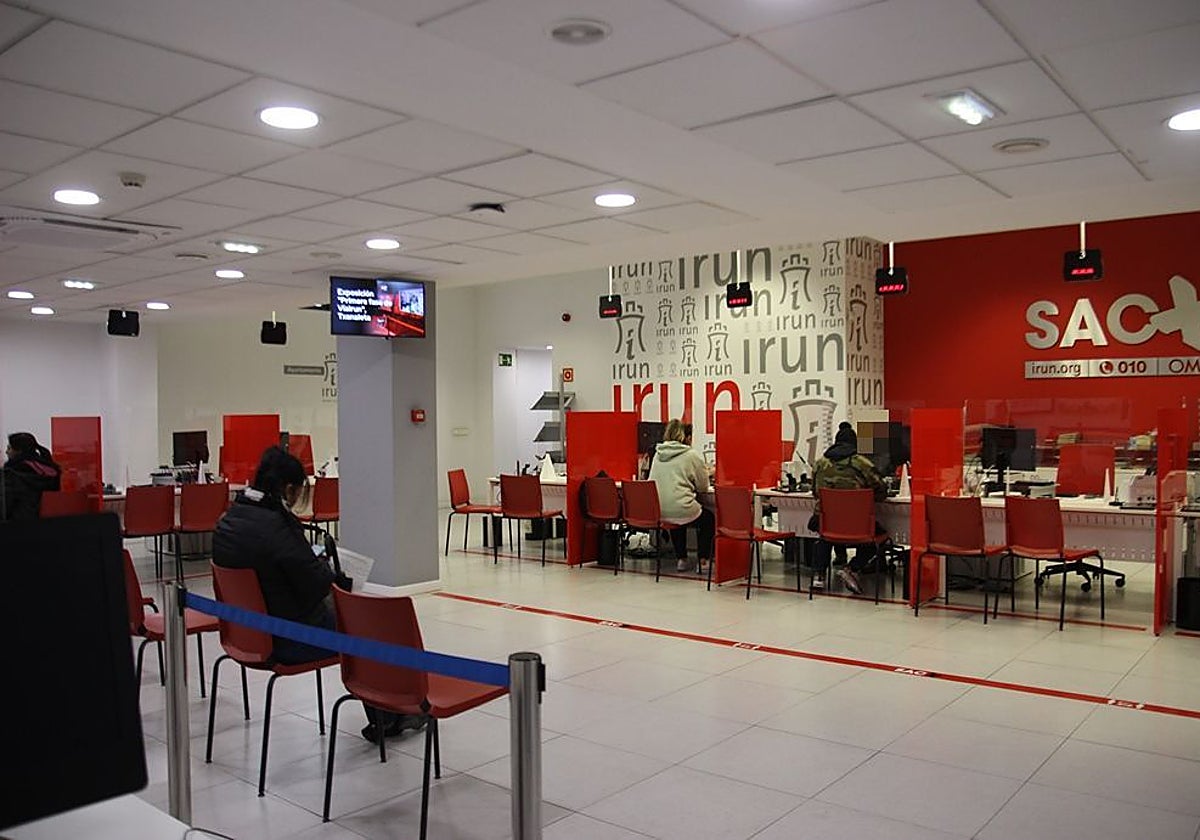 Una usuaria agrede a una trabajadora del Servicio de Atención a la Ciudadanía de Irun