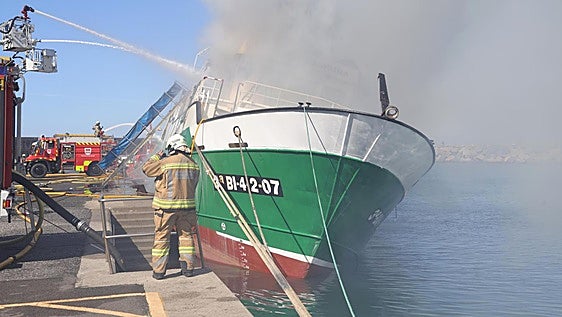 «La columna de humo se apreciaba desde todo el pueblo»
