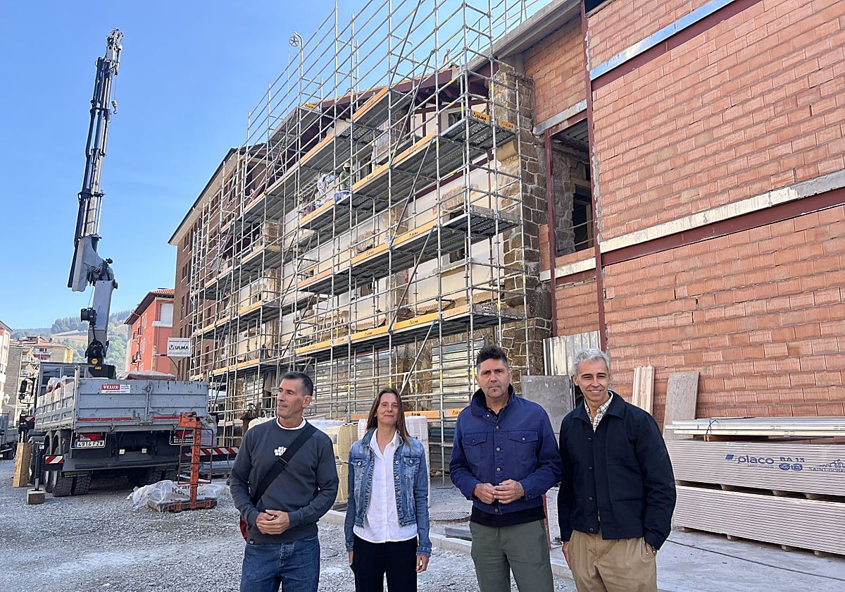 Las obras de la antigua estación del Urola entran en su recta final