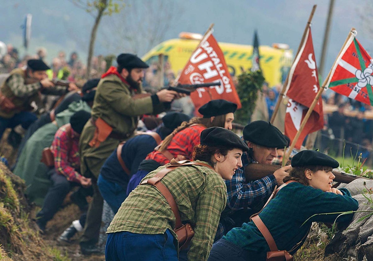 La teatralización del 90 aniversario del frente de Intxorta busca figurantes