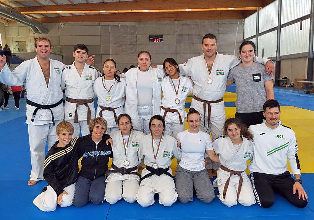 El Judo Klub Lizardi-Zarautz suma 5 medallas en el campeonato de Euskadi