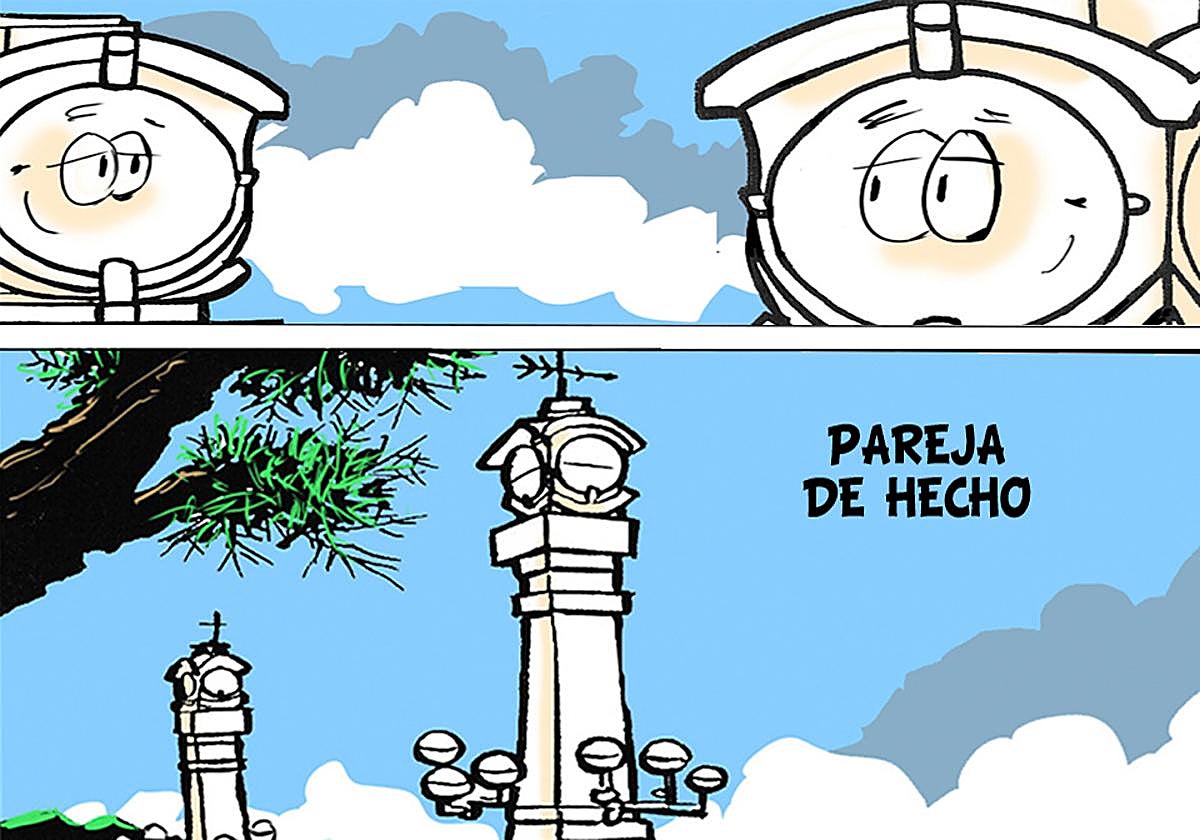 Vale, igual no tienen papeles, pero todos sabemos que son PAREJA DE HECHO