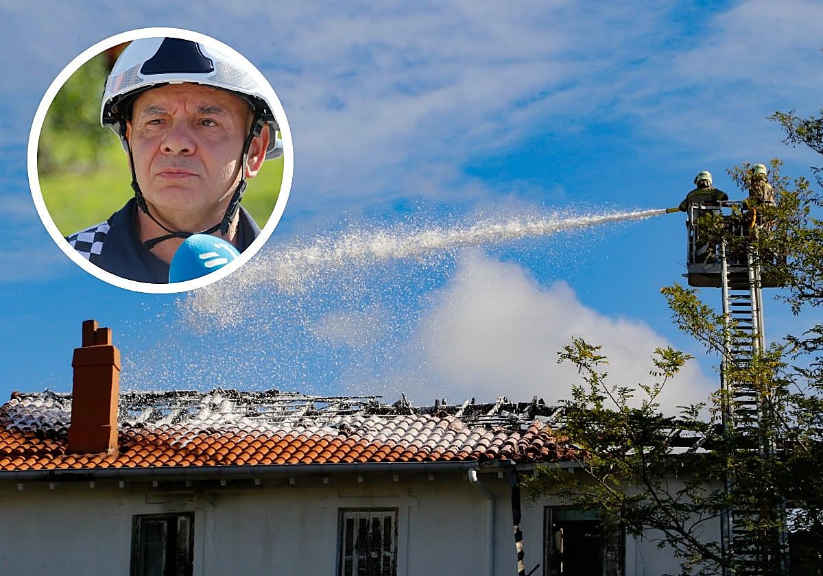 Los bomberos confirman que el edificio quemado ha quedado destrozado: «Todas las plantas de media casa se han venido abajo»