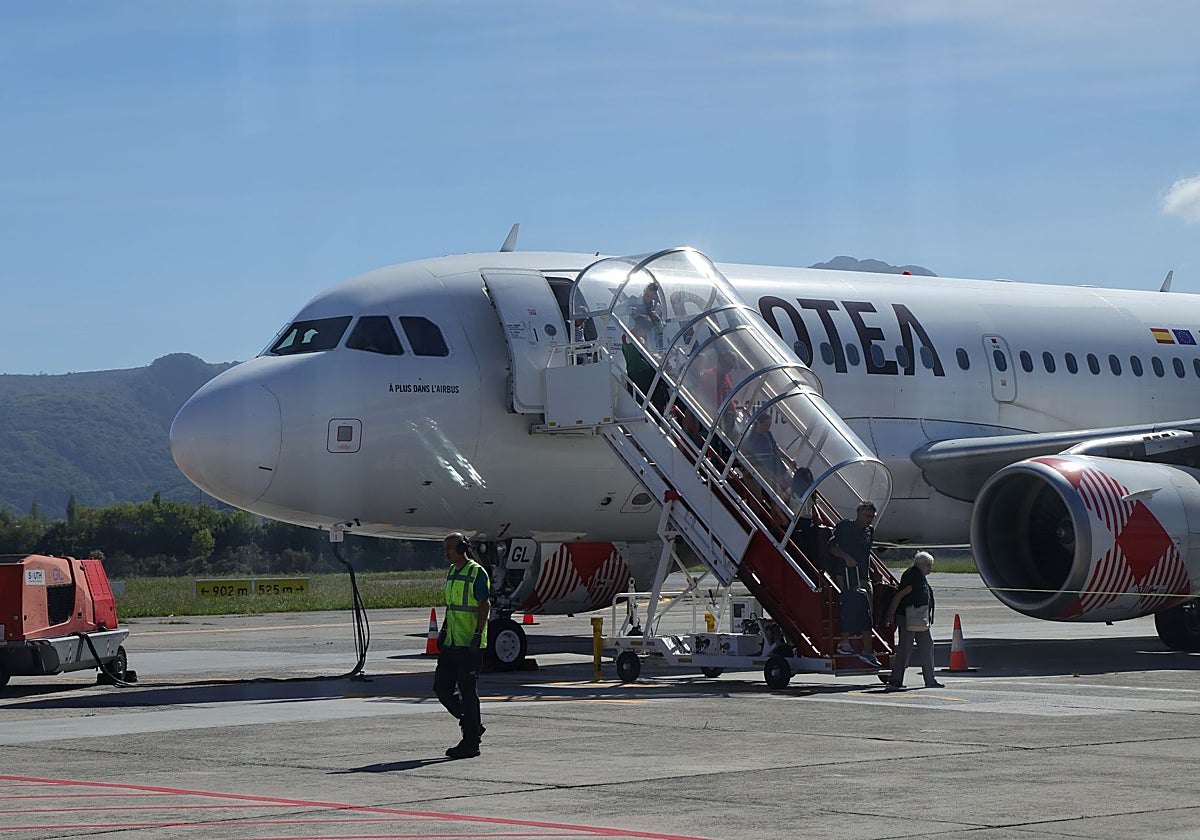El aeropuerto de Hondarribia marca el mejor septiembre de su historia con 48.526 pasajeros tras crecer un 9,3%