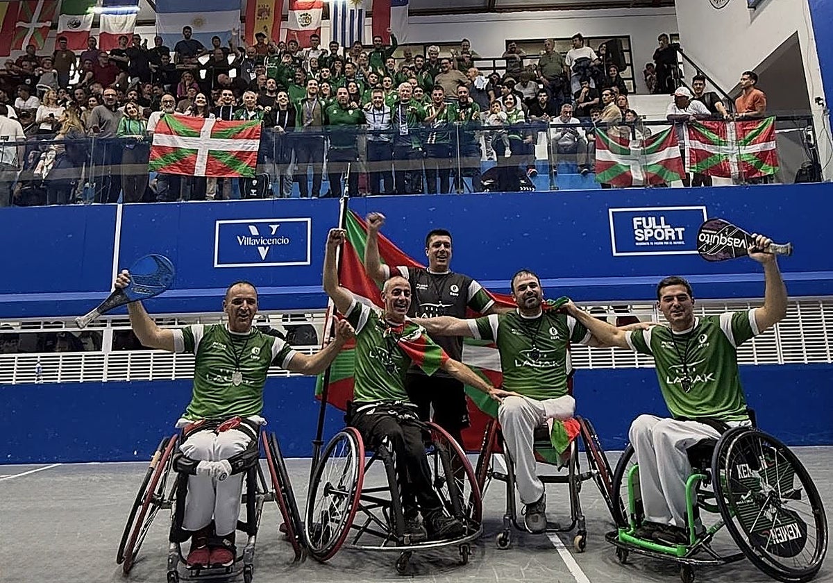 German Elkoro se proclama campeón del mundo de pelota adaptada