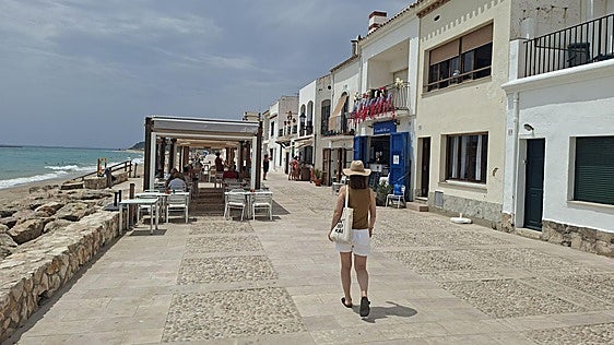 Esqueixada y Arroz de la Montse junto al mar de Altafulla