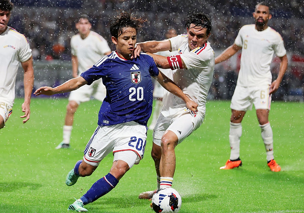 Locura en el Japón-Venezuela: un penalti de Yangel Herrera a Take Kubo en el añadido decide un final rocambolesco