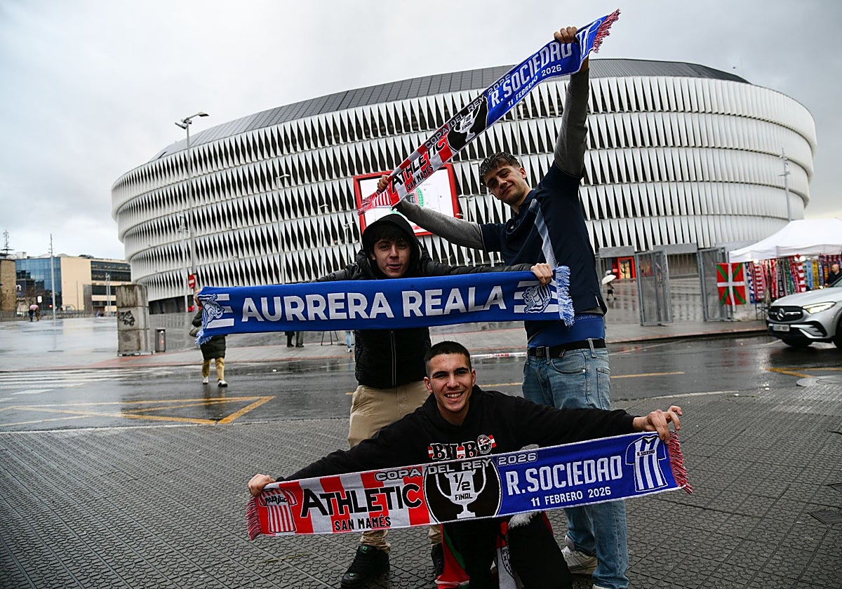 La Real Sociedad asigna 455 entradas para el derbi en San Mamés y se quedan fuera más de 1.800 abonados