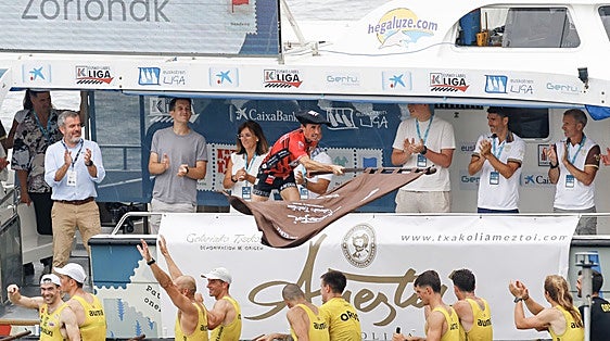 Orio rota pero no afloja en la Bandera de Getaria