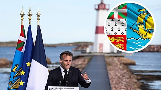 La ikurriña se cuela en el pacto de la alianza entre Francia y Canadá