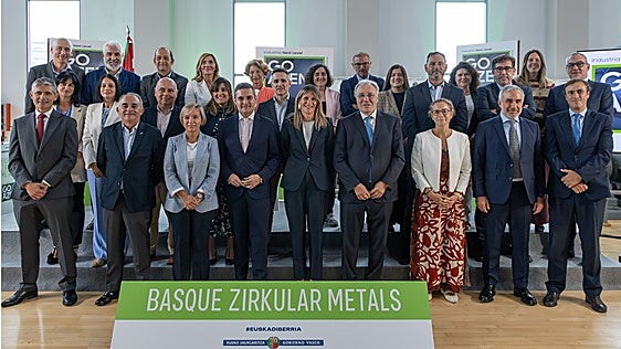 Metalgintzako hamaika enpresek parte hartuko dute Eusko Jaurlaritzak bultzatutako'Baque Zirkular Metals' proiektua