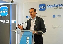 El portavoz del PP en el Congreso, Alfonso Alonso. / Iosu Onandia | Europa Press