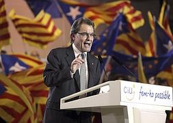 El presidente de la Generalitat, Artur Mas. / Foto: David Besora (Efe) | Vídeo: Virginia Carrasco