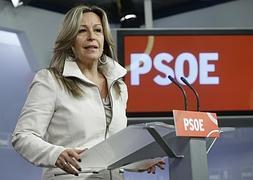 La secretaria de Política Social del PSOE, Trinidad Jiménez. / Foto: Juanjo Martín (Efe) | Vídeo: Atlas