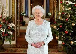 La Reina, en el Palacio de Buckingham./ Archivo
