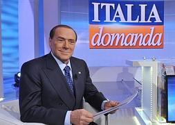 Silvio Berlusconi, durante una entrevista. / AFP