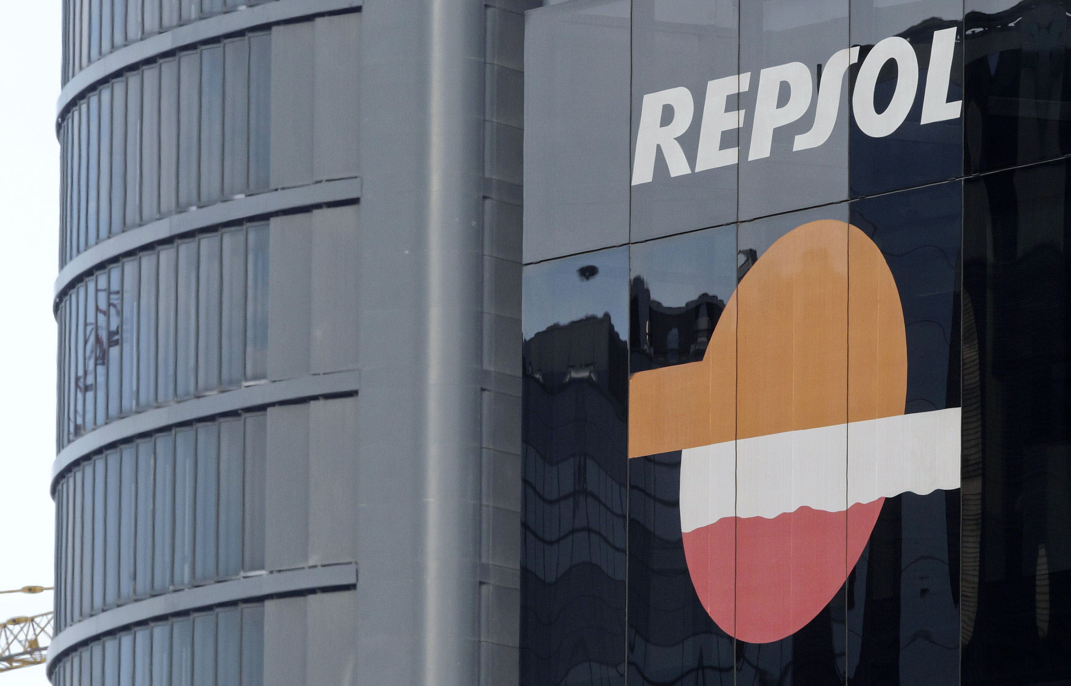 Vista de las oficinas de Repsol en Madrid. 