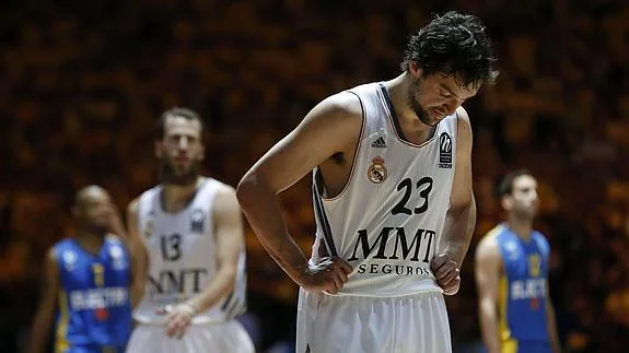 Llull, abatido tras la final.