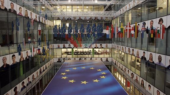 Dependencias de la sede de la Comisión Europea, en Bruselas.