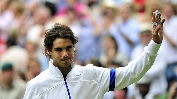 Nadal, en Wimbledon. 