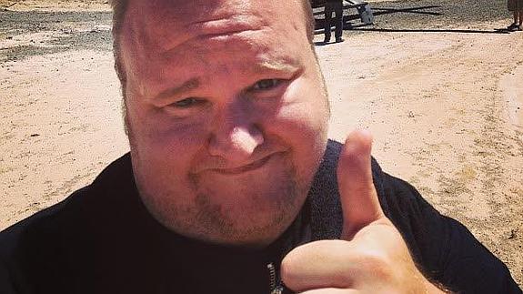 El fundador del clausurado portal Megaupload, Kim Dotcom. 