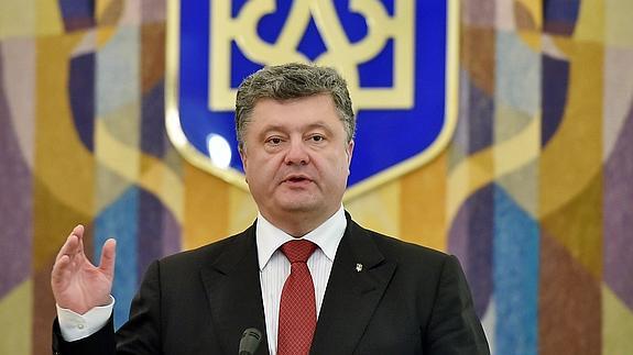El presidente de Ucrania, Petró Poroshenko.