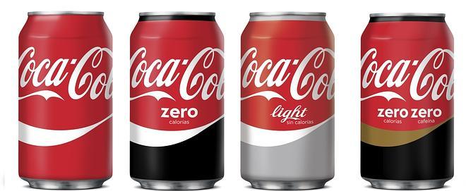 Nueva imagen de las latas de Coca-Cola.