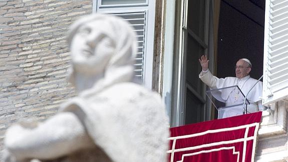 El Papa Francisco, en la plaza de San Pedro, en el Vaticano.