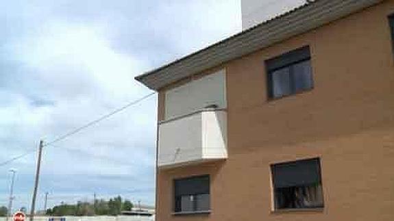 Edificio donde tuvo lugar el suceso en Recas (Toledo).