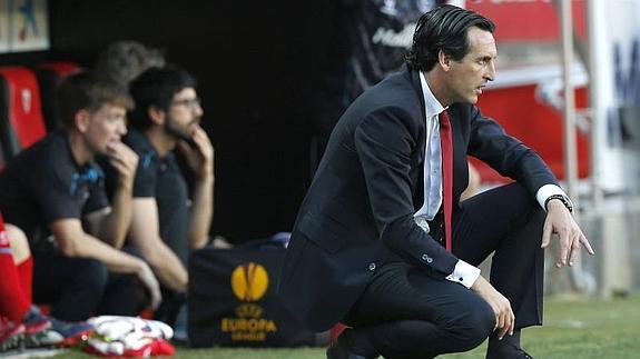 Unai Emery, contra el Madrid. 