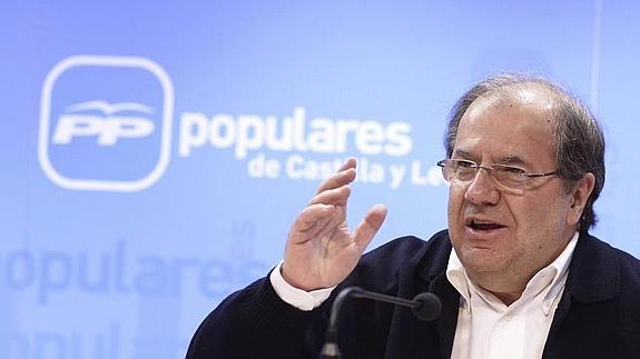 El candidato del PP a la presidencia de la Junta de Castilla y León, Juan Vicente Herrera.