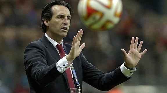 Emery, durante un partido. 