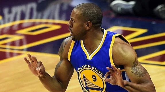 Andre Iguodala, alero de los Warriors. 