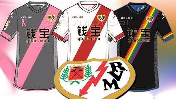 Equipaciones del Rayo para la nueva temporada