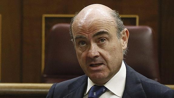El ministro de Economía, Luis de Guindos.