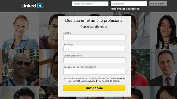 Linkedin es una red social de contactos profesionales.