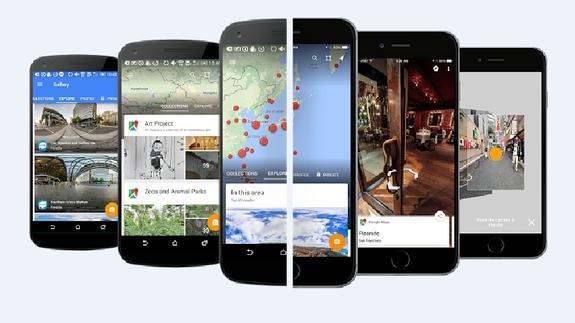 La aplicación permite explorar fotos aportadas por usuarios de todo el mundo.