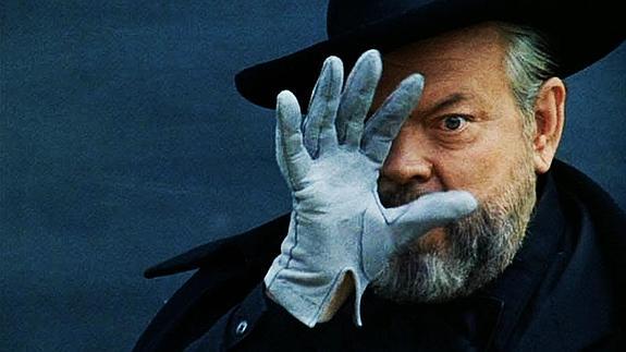 Orson Welles en una escena del falso documental. 