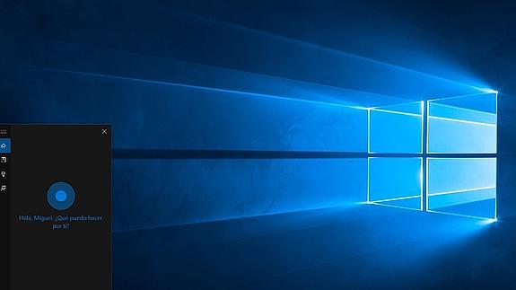 Cortana es el asistente personal de Microsoft.