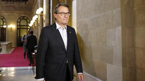 El presidente de la Generalitat en funciones, Artur Mas.