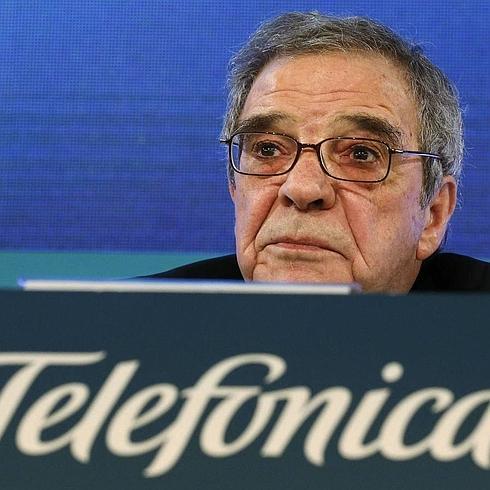 El presidente de Telefónica, César Alierta