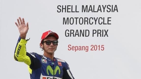 Valentino Rossi, en Malasia. 