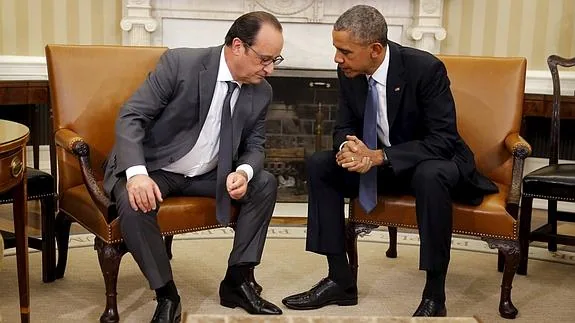 François Hollande y Barack Obama.