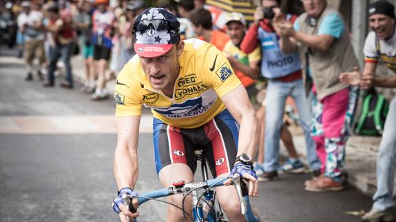 Ben Foster, caracterizado como Lance Armstrong en 'The Program'. 