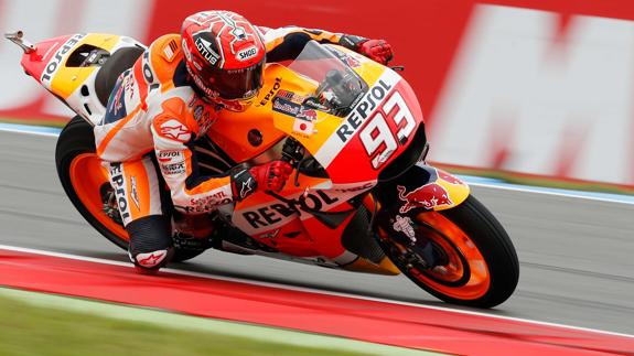 Marc Márquez, en el circuito de Assen. 