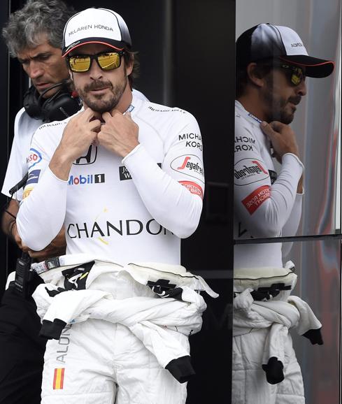 Alonso, en Hungría. 